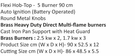 Original catalogue specifications for Elica CROWN FLEXI 590 LOTUS IND HD BRASS. Use the full-size link to enlarge, or contact the household team for an accessible specification sheet.
