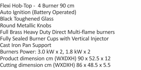 Original catalogue specifications for Elica IND FLEXI FB 491 DX DFS. Use the full-size link to enlarge, or contact the household team for an accessible specification sheet.