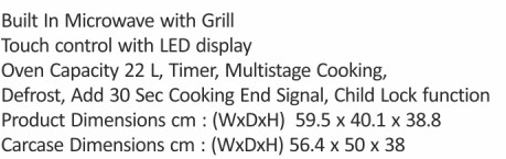 Original catalogue specifications for Elica EPBI MWO GL 220. Use the full-size link to enlarge, or contact the household team for an accessible specification sheet.
