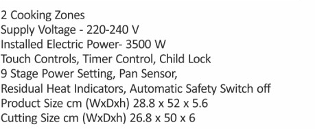 Original catalogue specifications for Elica EIH 2Z 30. Use the full-size link to enlarge, or contact the household team for an accessible specification sheet.