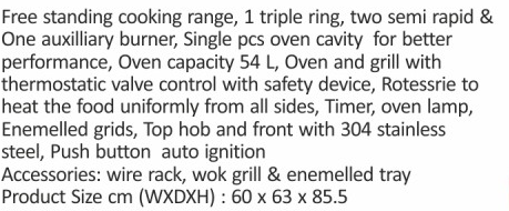Original catalogue specifications for Elica F 6402 ZGRH. Use the full-size link to enlarge, or contact the household team for an accessible specification sheet.